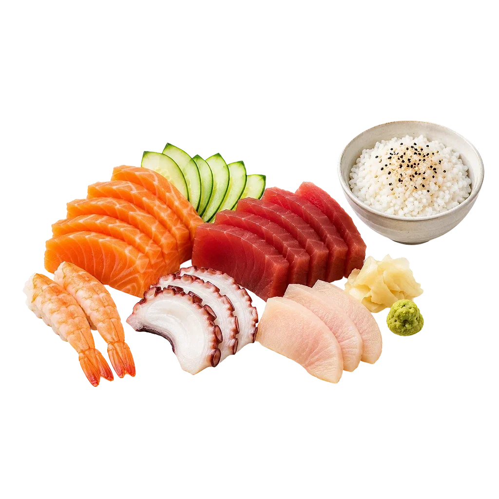 Sashimi Mix 24pz + Riso Bianco